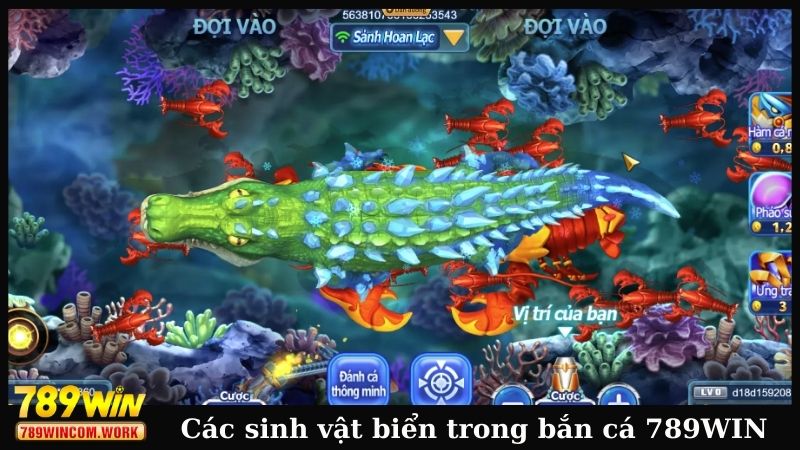 Các sinh vật biển trong Bắn cá 789WIN