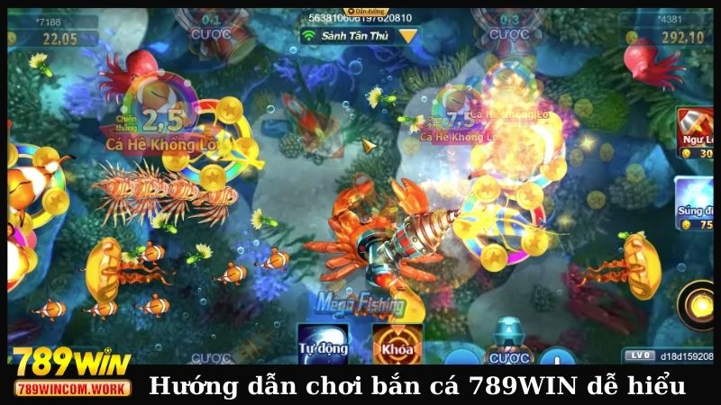 Hướng dẫn chơi Bắn cá 789WIN dễ hiểu