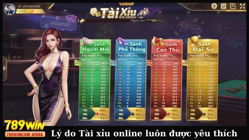 Lý do Tài Xỉu online luôn được yêu thích